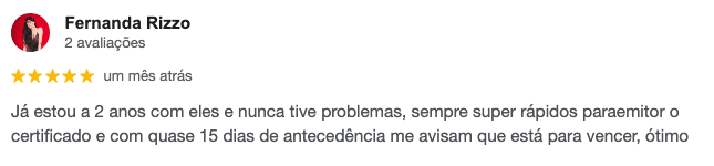 Depoimento - Cliente